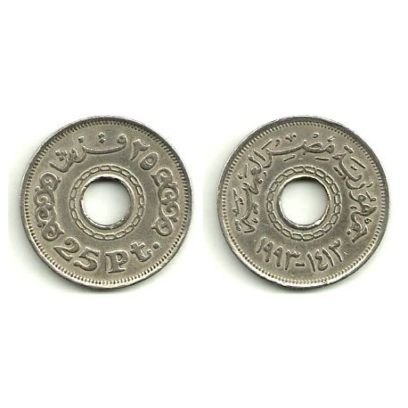 (734) Egipto. 1413/1993. 25 Piastres (MBC)