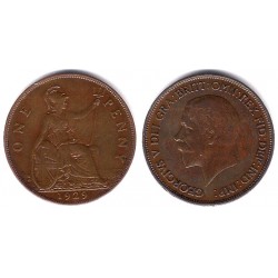 (838) Gran Bretaña. 1929. 1 Penny (MBC-)