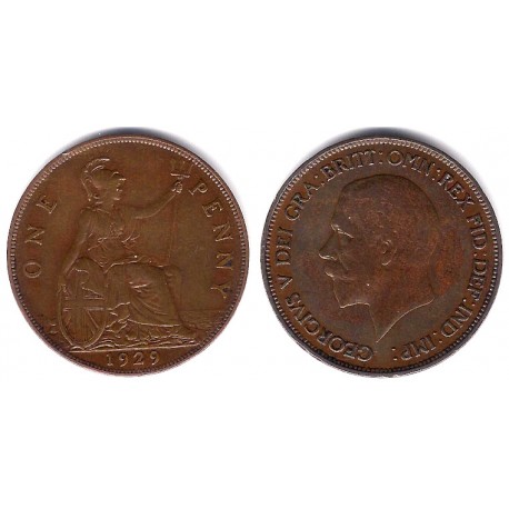 (838) Gran Bretaña. 1929. 1 Penny (MBC-)