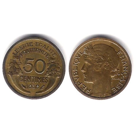 (894.1) Francia. 1939. 50 Centimes (MBC)