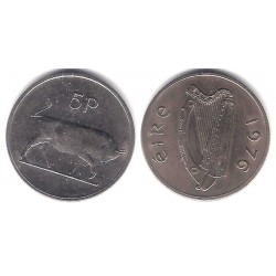 (22) Irlanda. 1976. 5 Pence (EBC+)