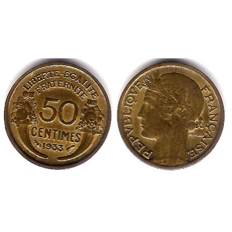 (894.1) Francia. 1933. 50 Centimes (MBC)