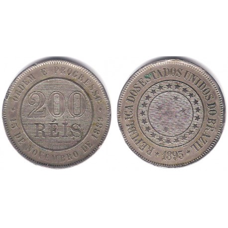 (493) Brasil. 1893. 200 Reis (BC+)