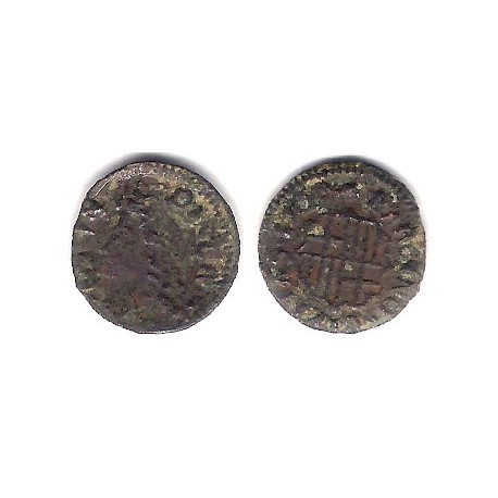 Carlos III (Arch. Austria). 1709. Dinero (BC/BC-) Ceca de Barcelona