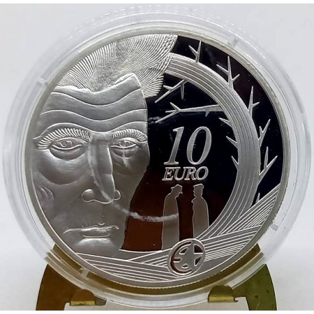 Irlanda. 2006. 10 Euro (Proof) (Plata) Samuel Beckett