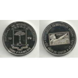 (PN38) Guinea Ecuatorial. 1996. 1000 Francs (Proof)