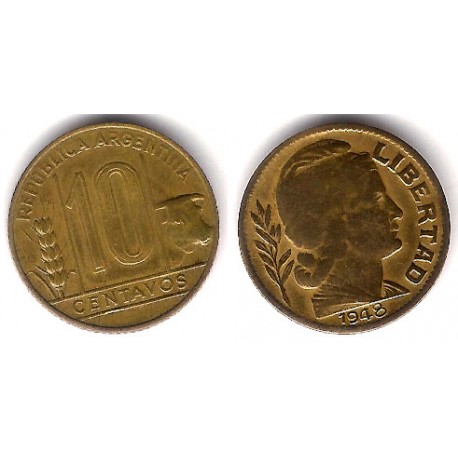 (41) Argentina. 1948. 10 Centavos (MBC-)