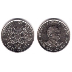 (19) Kenia. 1989. 50 Cents (EBC)