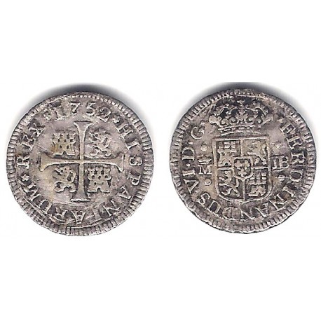 Fernando VI. 1752. ½ Real (MBC+) (Plata) Ceca de Madrid JB