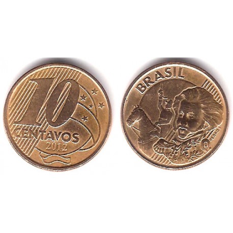 (649.2) Brasil. 2012. 10 Centavos (MBC)