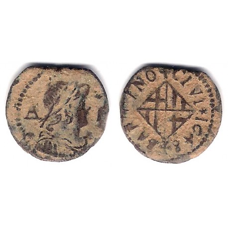 Luis XIV (Principado Catalán). 1648. Ardite (BC) Ceca de Barcelona AR