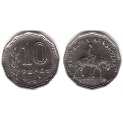 (60) Argentina. 1967. 10 Pesos (MBC)