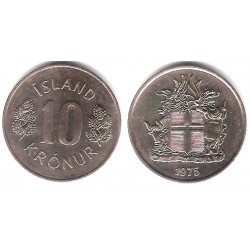 (15) Islandia. 1975. 10 Kronur (MBC+)