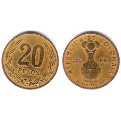 (271) Colombia. 1982. 20 Pesos (MBC)