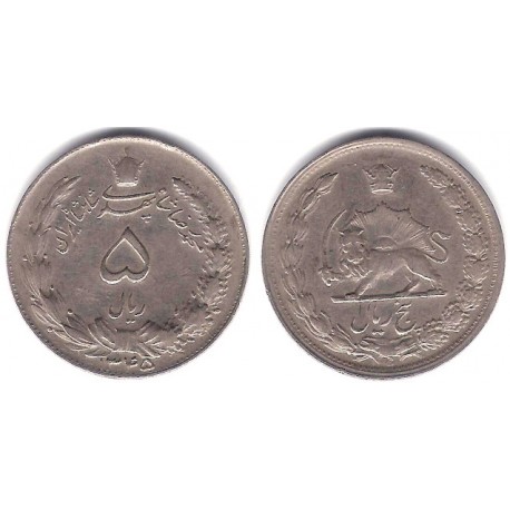 (1175a) Irán. 1966. 5 Rials (MBC)