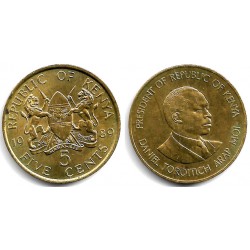 (17) Kenia. 1989. 5 Cents (MBC)