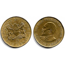 (10) Kenia. 1978. 5 Cents (MBC)