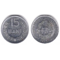 (93a) Rumania. 1975. 15 Bani (EBC)