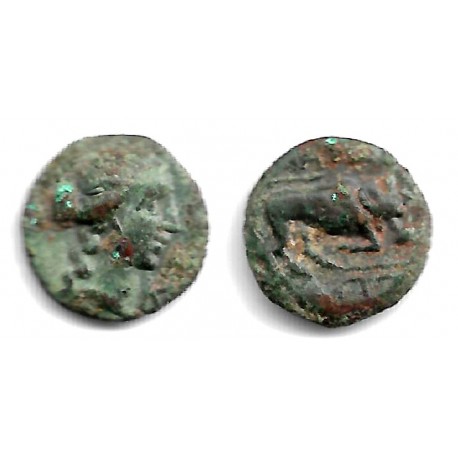 Massalia (Marsella). 130-121 a.C. Bronze Pequeño (MBC)