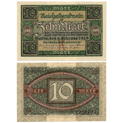 (67a) Imperio Alemán (Weimar). 1920. 10 Mark (EBC+)