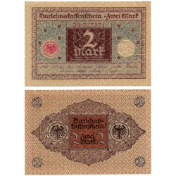 (60) Imperio Alemán (Weimar). 1920. 2 Mark (SC-)