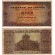 Estado Español. 1938. 100 Pesetas (MBC-) Serie F. Leves roturas en márgenes y pequeños agujeros