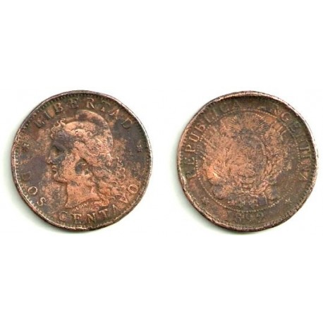 Argentina. 1892. 2 Centavos (RC)