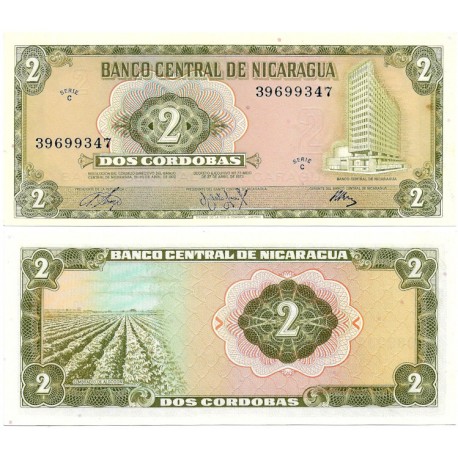 (121) Nicaragua. 1972. 2 Cordobas (SC)