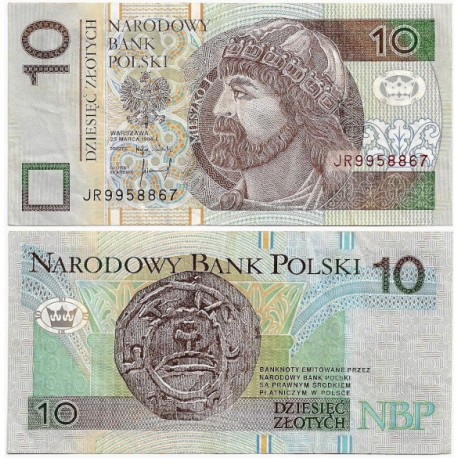 (173a) Polonia. 1994. 10 Zlotych (MBC+)