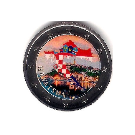 Croacia. 2023. 2 Euro (SC) Coloreada