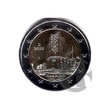 Alemania. 2023(F). 2 Euro (SC) Hamburg