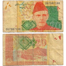 (55f) Pakistán. 2012. 20 Rupees (BC) Roturas