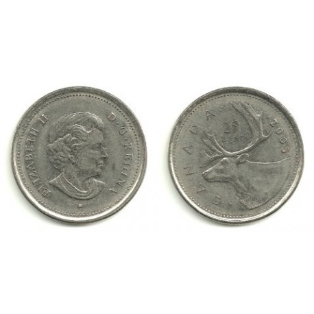 (184.6) Canadá. 2005. 25 Cents (MBC)