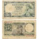 Estado Español. 1954. 5 Pesetas (BC) Serie F