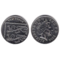 (1110) Gran Bretaña. 2014. 10 Pence (EBC)