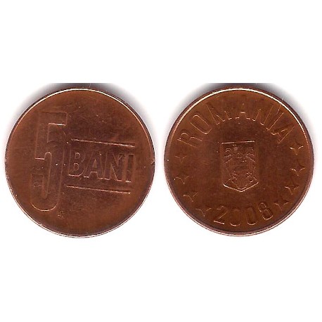 (190) Rumania. 2008. 5 Bani (MBC)