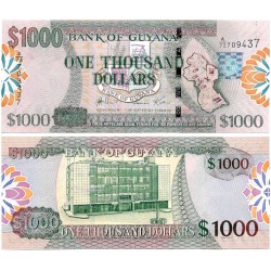 (39a) Guyana. 2005. 1000 Dollars (SC)