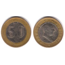 (1168) Turquía. 2005. 50 Kurus (BC)