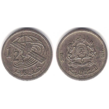 (Y116) Marruecos. 2002. ½ Dirham (MBC-)