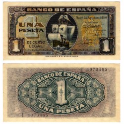 Estado Español. 1940. 1 Peseta (SC-) Serie I