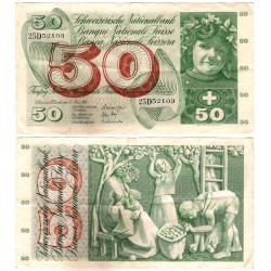 (48h) Suiza. 1968. 50 Francs (MBC+)