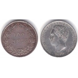 (510) Portugal. 1889. 100 Reis (MBC+) (Plata)