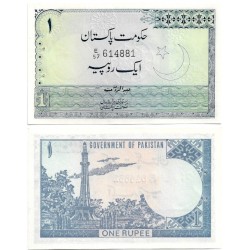 (24A) Pakistán. 1975-79. 1 Rupee (SC)