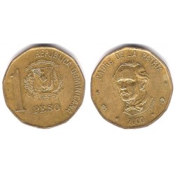 (80.2) República Dominicana. 2000. 1 Peso (MBC)