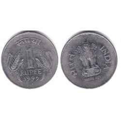 (92.1) India. 1995. 1 Rupee (MBC)