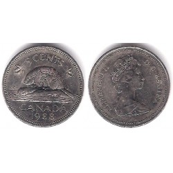 (60.2a) Canadá. 1988. 5 Cents (MBC)