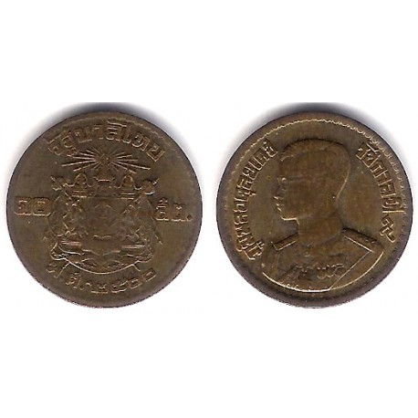 (Y79) Tailandia. 1957(2500). 10 Satang (MBC-)