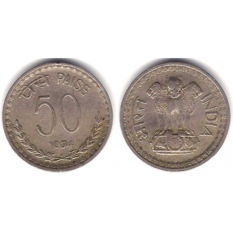 (63) India. 1974. 50 Paise (MBC)