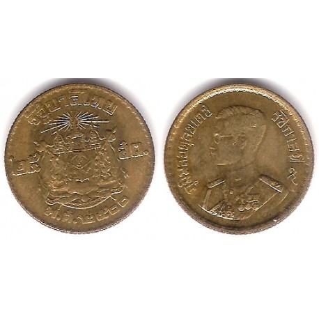 (Y80) Tailandia. 1957(2500). 25 Satang (EBC)