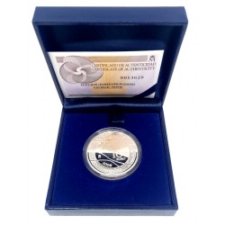 España. 2007. 10 Euro (Proof) (Plata) EXPO Zaragoza Pabellón Puente